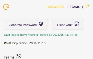 Admin vault edit panel - mobile