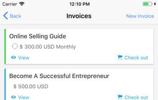 Mobile Invoices