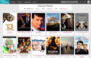 Movies Page: Get movie recommendations, easily add movies to your profile. (Filter recommendations by genre, language or decade)