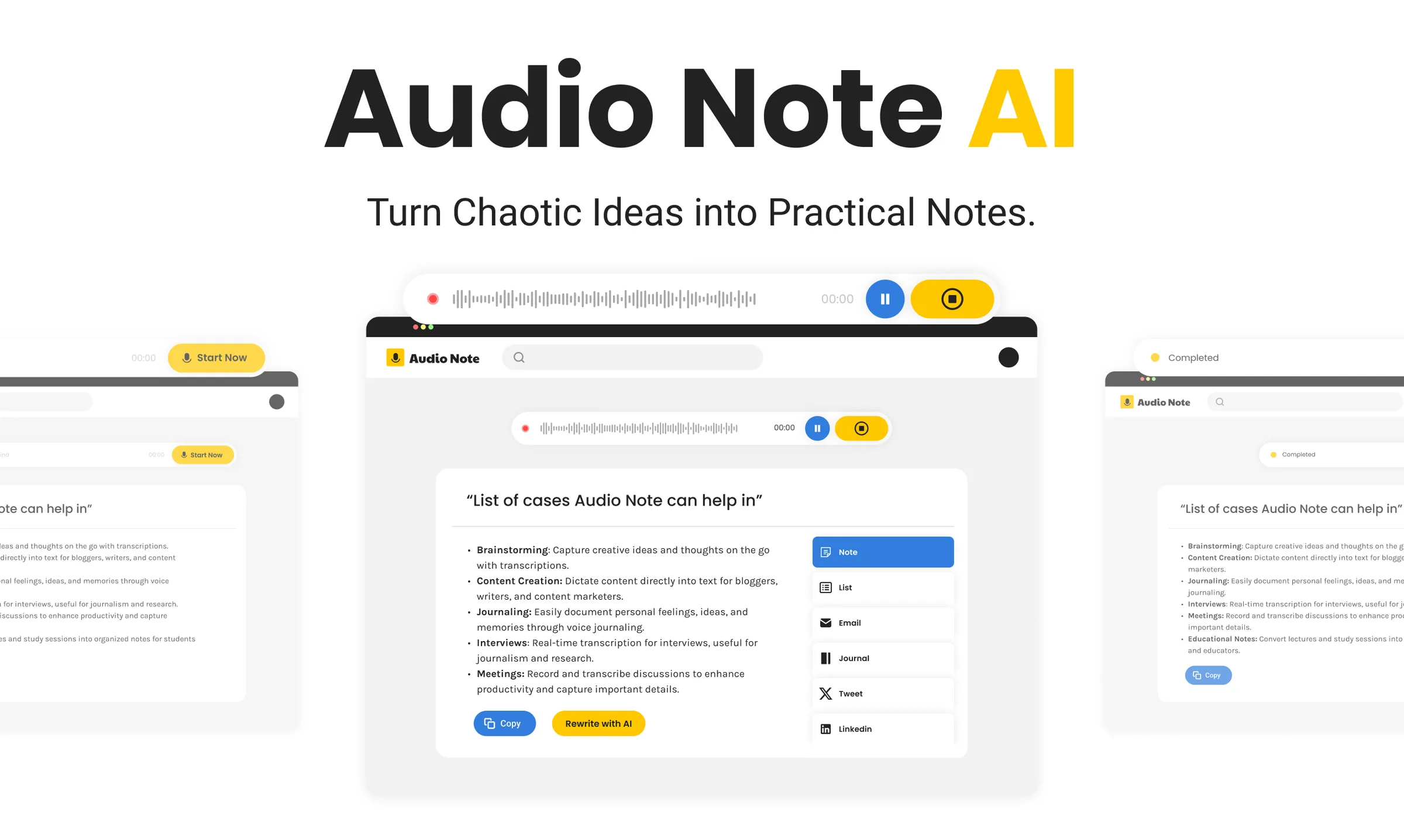 Audio Note AI Alternatives and Similar Sites & Apps | AlternativeTo