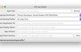 iOS App Signer screenshot 1