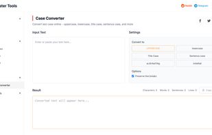 Case converter tool