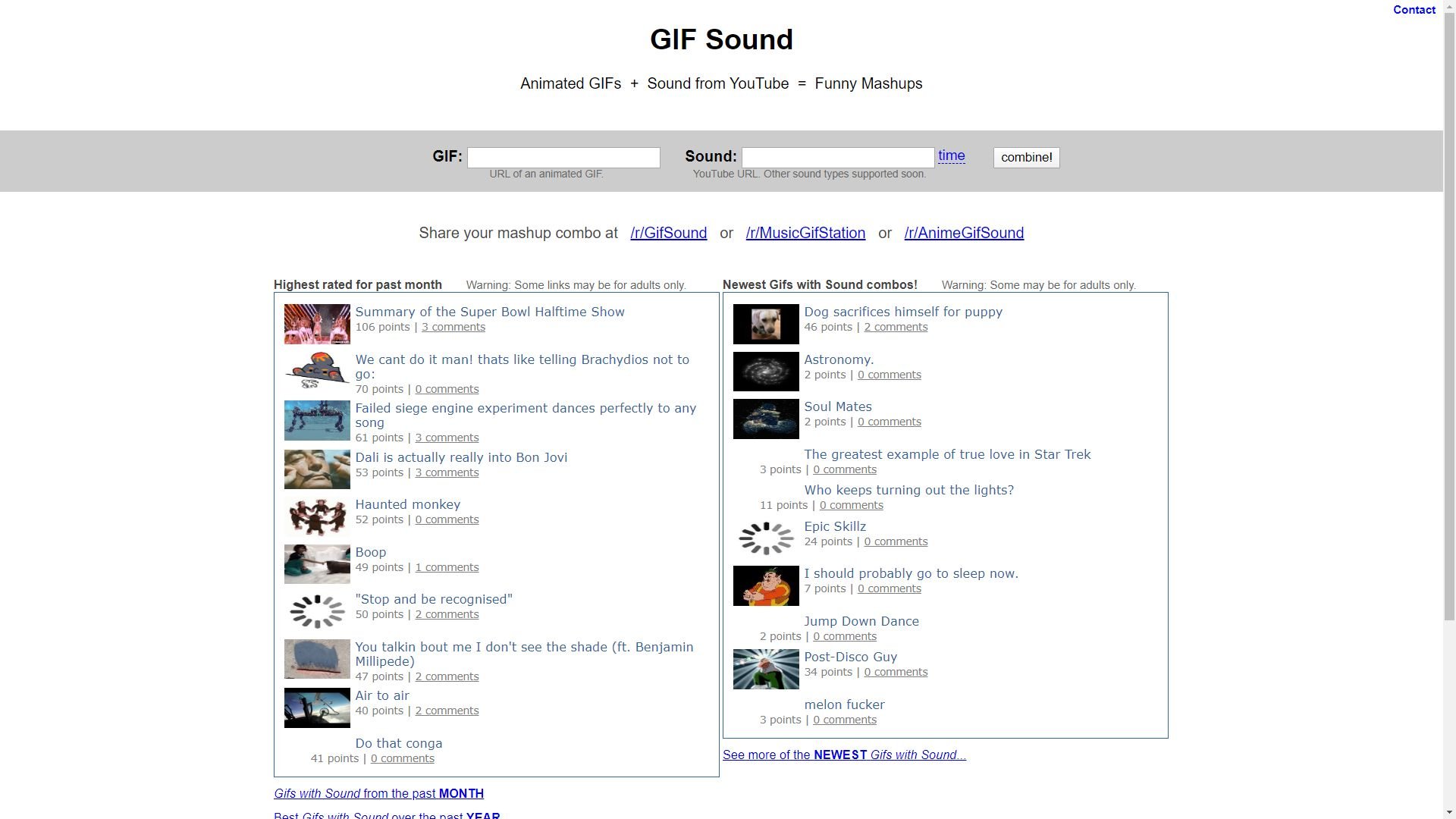 Gif Sound: GIFs with Sound Mashups - Combine animated GIFs | AlternativeTo