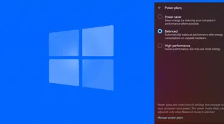 Battery Flyout update adds classic power plan selection in Windows 11 image