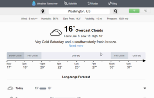 Weather Tomorrow screenshot 1