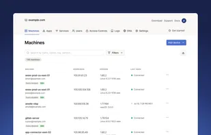 Tailscale screenshot 1