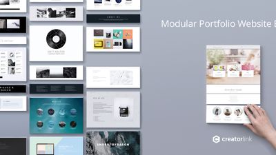 Modular Portfolio Website Builder