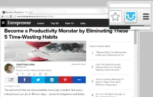 Press the "Pack-It" button to bookmark webpages you like.