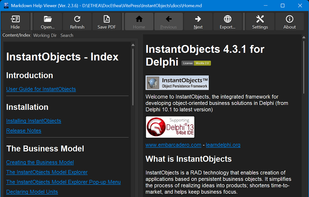 Markdown Help Viewer screenshot 1