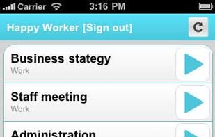 Yast Time Tracker screenshot 1