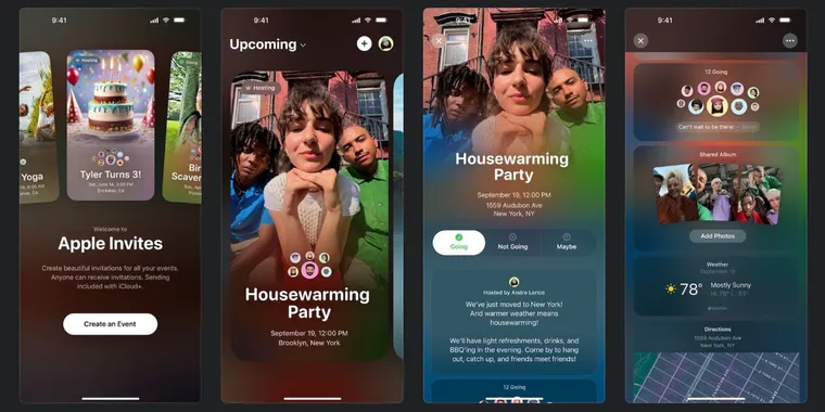 Apple Invites app adds guest count feature for adults and kids