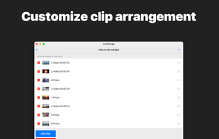 JustMerge screenshot 1
