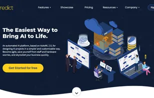 SmartPredict's Landing Page