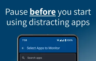Select distracting apps to pause