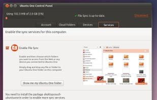 Ubuntu One screenshot 1