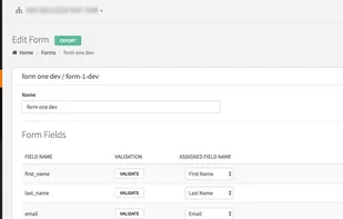 Collect lead data from many web forms