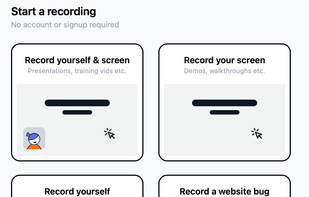 Start recording instantly