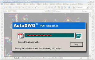 AutoDWG PDF to DWG Converter screenshot 1