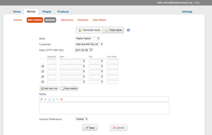 Simple Invoices screenshot 1