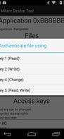 MIFARE DESFire EV1 NFC Tool screenshot 3