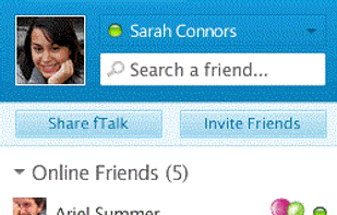 FTalk screenshot 1