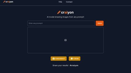 Craiyon screenshot 1