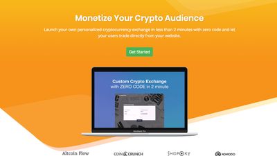 If you are a blogger or involved in Crypto, you can launch your own exchange within 2 minutes.