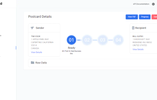 Get detailed insight into the progress of your postcard orders over time. Send triggered and highly personalized postcards to your customers with PostGrid's Print & Mail API according to your preferences and business needs. 