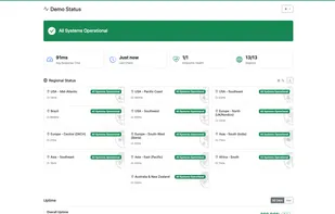 12+ Regions, Page light mode