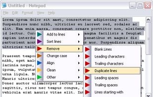 Dolphin Text Editor Menu screenshot 1
