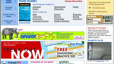 Sparknotes in 2004