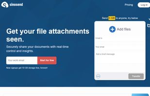 Sinosend screenshot 1