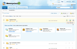 FilesAnywhere screenshot 1