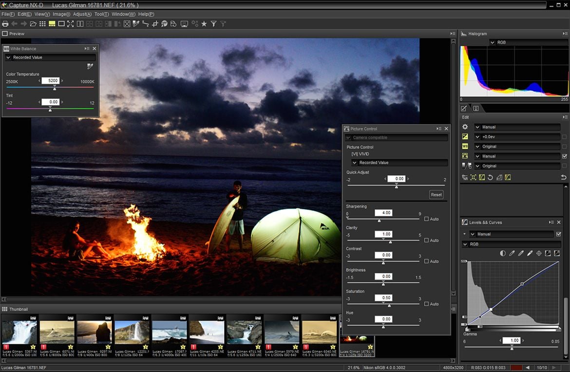 Capture NX-D Alternatives: Top 10 Raw Photo Editors and similar