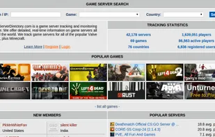 Game Server Directory screenshot 1