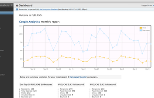 FUEL CMS screenshot 1