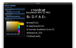 Chordcat screenshot 2