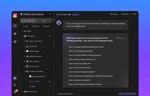 Build 3rd party chat bot (Poe.com, Monica, etc.)
on top of AITable’s infrastructure API leverage the API to answer.