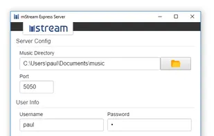 mStream screenshot 1