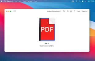 Locally compress PDF files