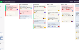 Drag-and-drop Kanban boards keep everyone on the same page with the status of each task. Work can be prioritized and value can be delivered on time.