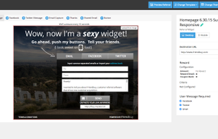 Widget and template editor
