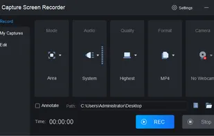 ToolRocket Capture Screen Recorder screenshot 1