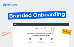 Digitalsero allows you to create a fully customized onboarding experience, as the user clicks on the quick access sharing link, they only see your brands’ logo and colors that you have chosen.