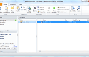 Microsoft SharePoint Workspace screenshot 1