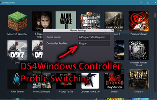 Automatic DS4Windows controller profile switching support