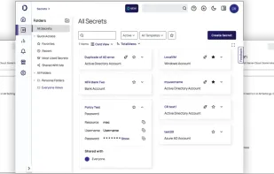Secret Server screenshot 1