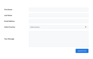 Different form layout with customized label alignment .