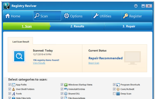 Registry Reviver screenshot 1