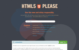 HTML5 Please screenshot 1